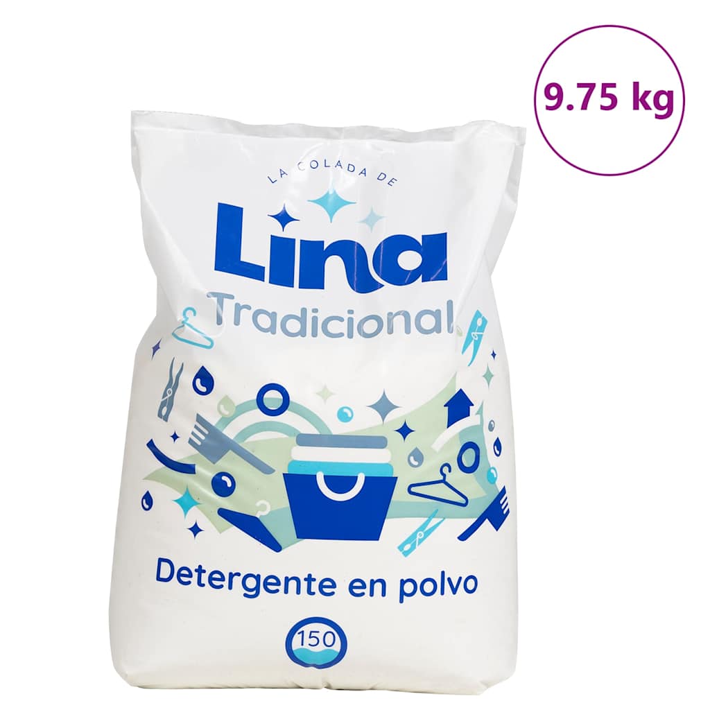 skalbimo milteliai 150 skalbimų 9,75 kg balti