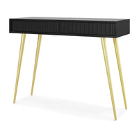 Kosmetinis staliukas BELLO, juoda, 104 cm