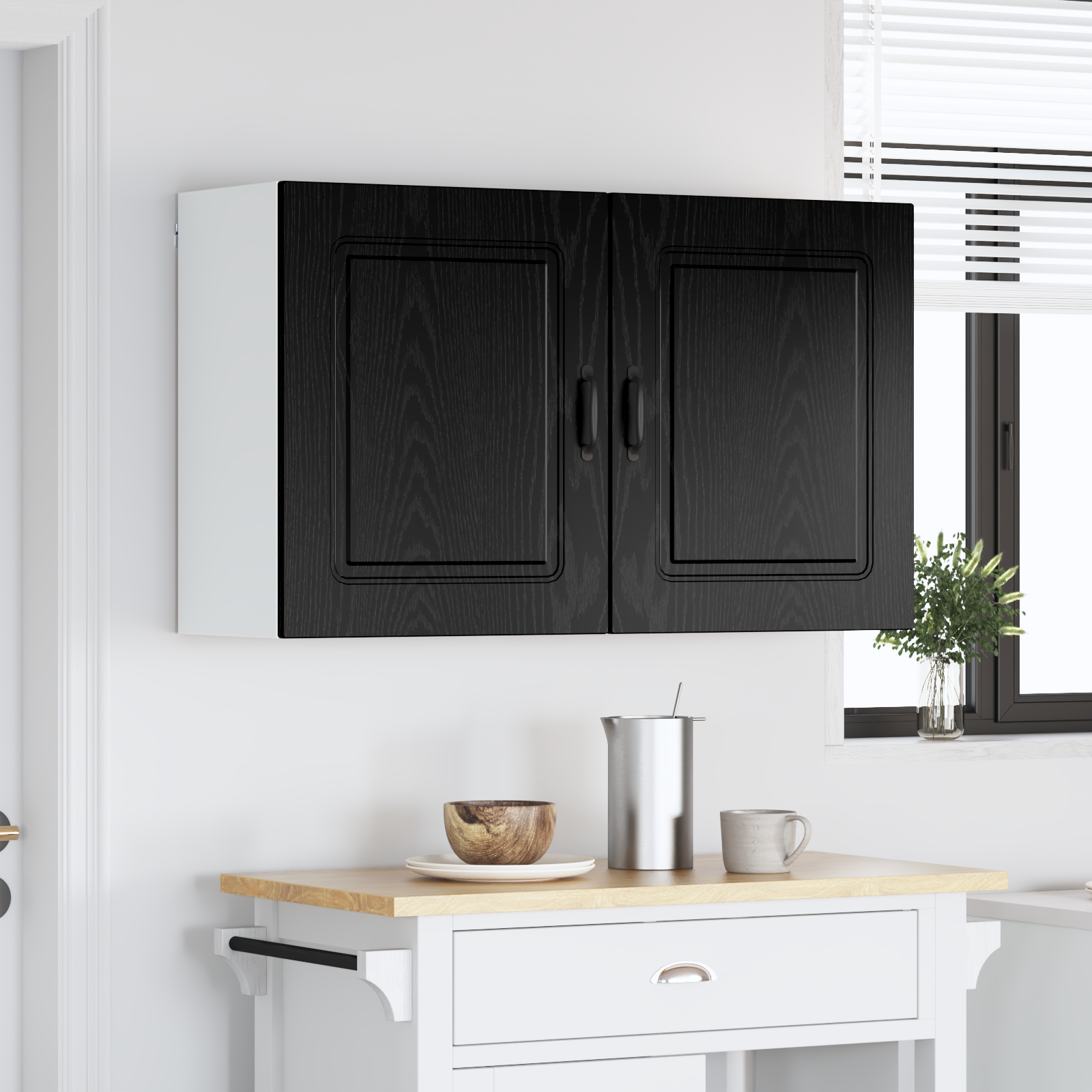 Indaplovės plokštė Kalmar 2 pcs Juodas ąžuolas 50 x 31 x 60 cm