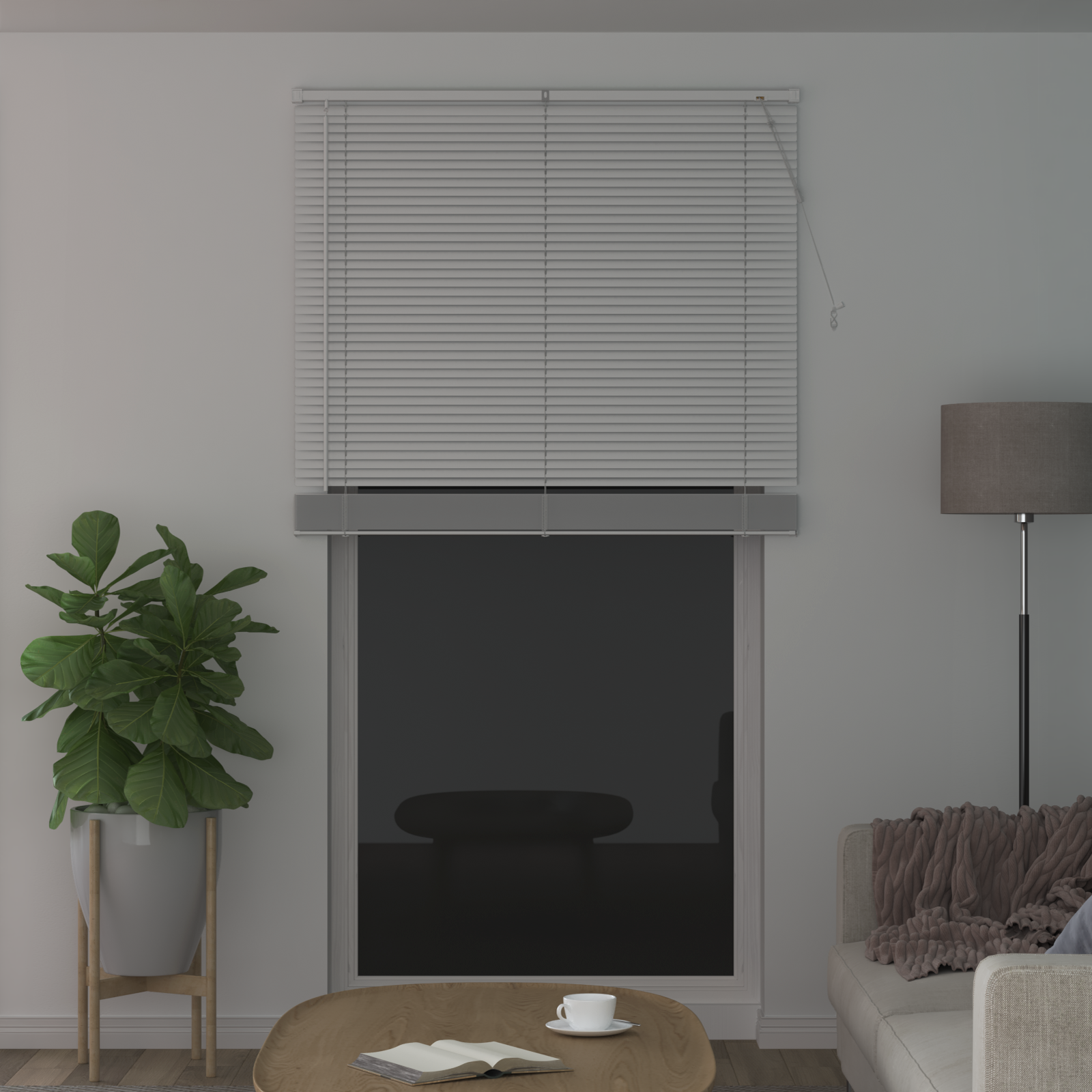 Venecijos žaliuzės Reguliuojamas Balta 213 x 120 cm PVC