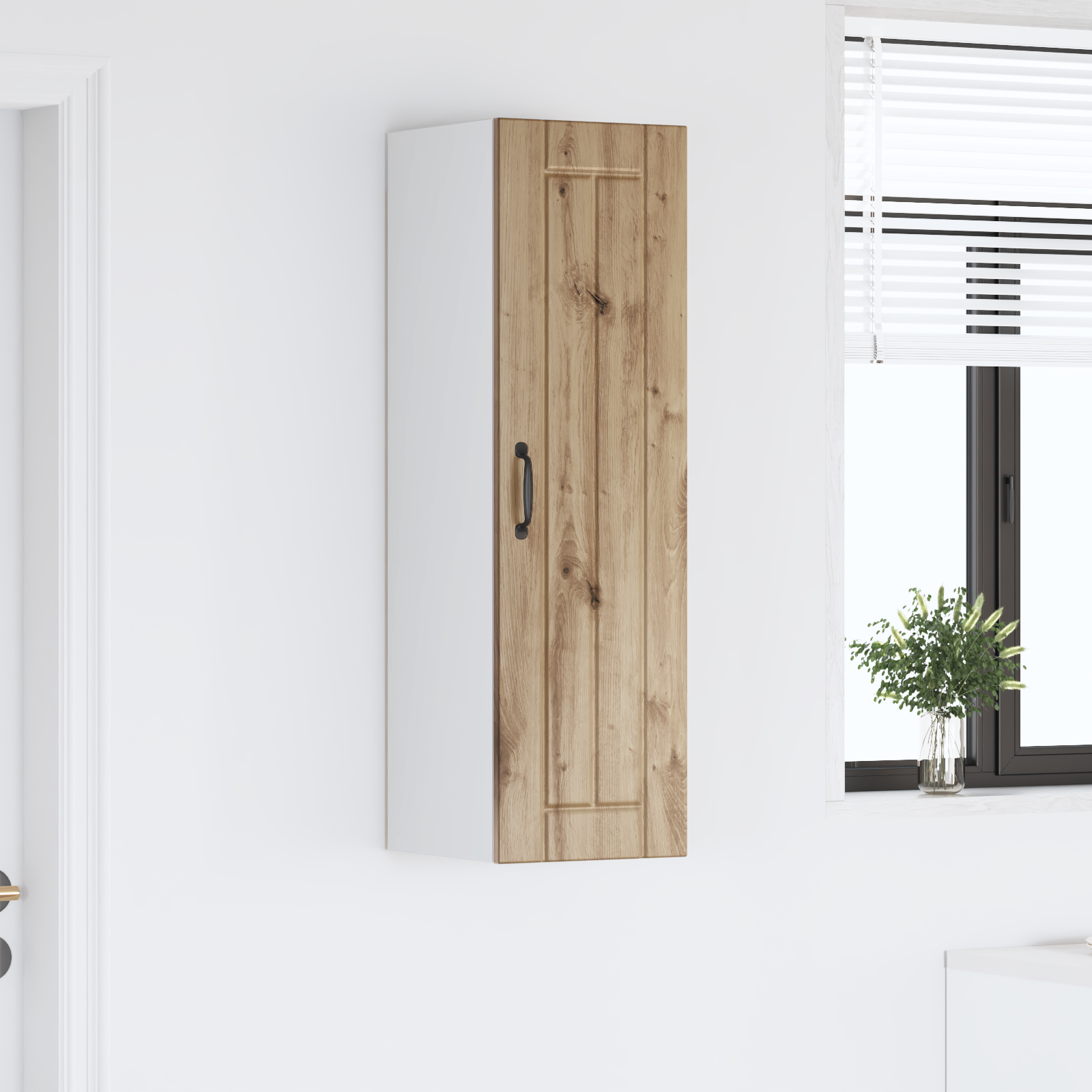 Virtuves sienas skapis Amatnieku ozols 30 x 31 x 100 cm
