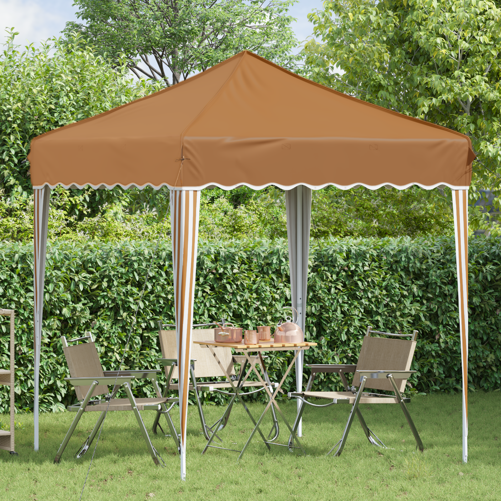 Pop-up Festive Gazebo 195 x 195 x 245 cm
