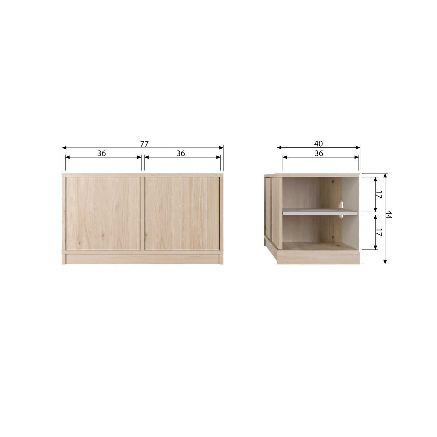 Apatinė spintelė MODULAIR 77 cm