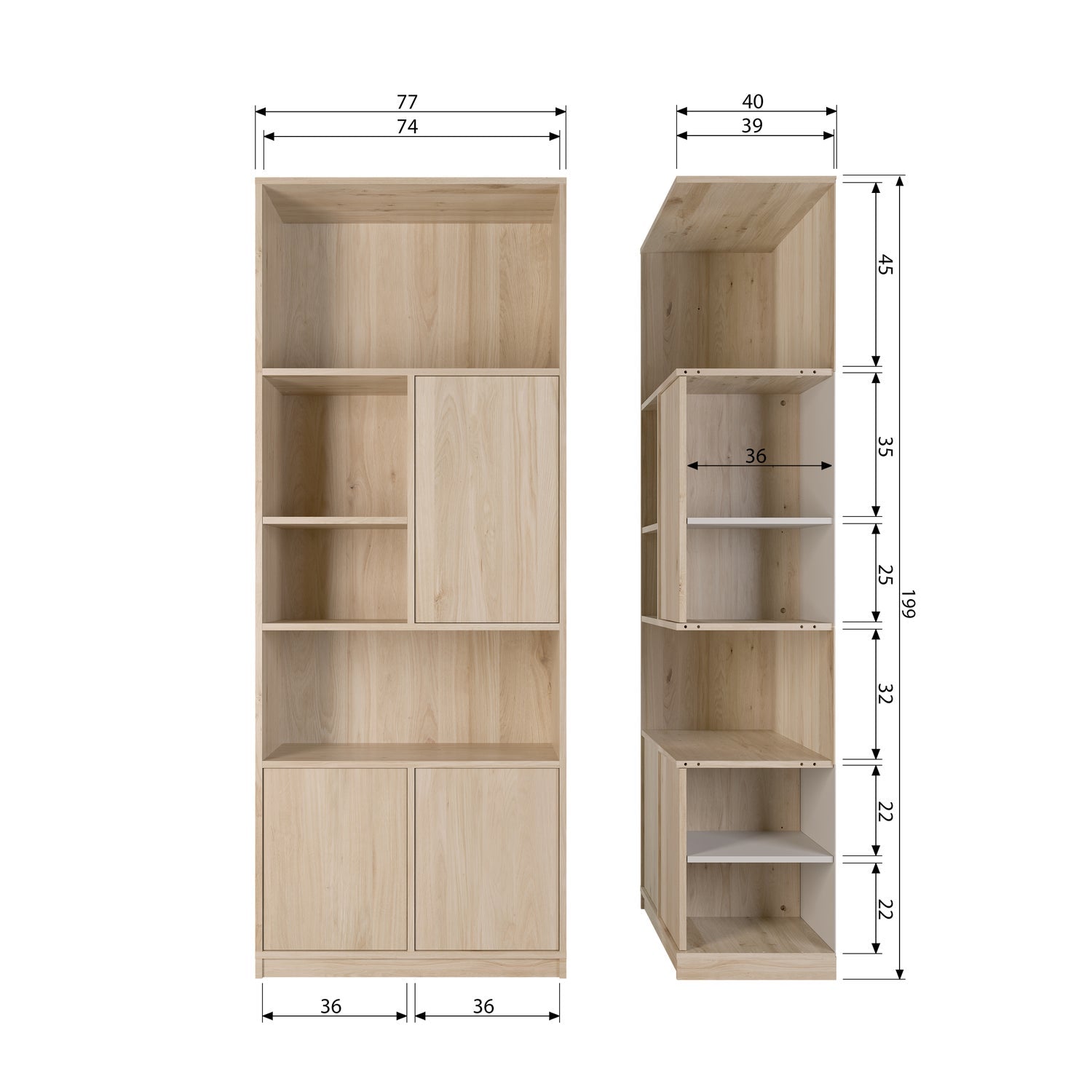 Spintelė MODULAIR 77 cm