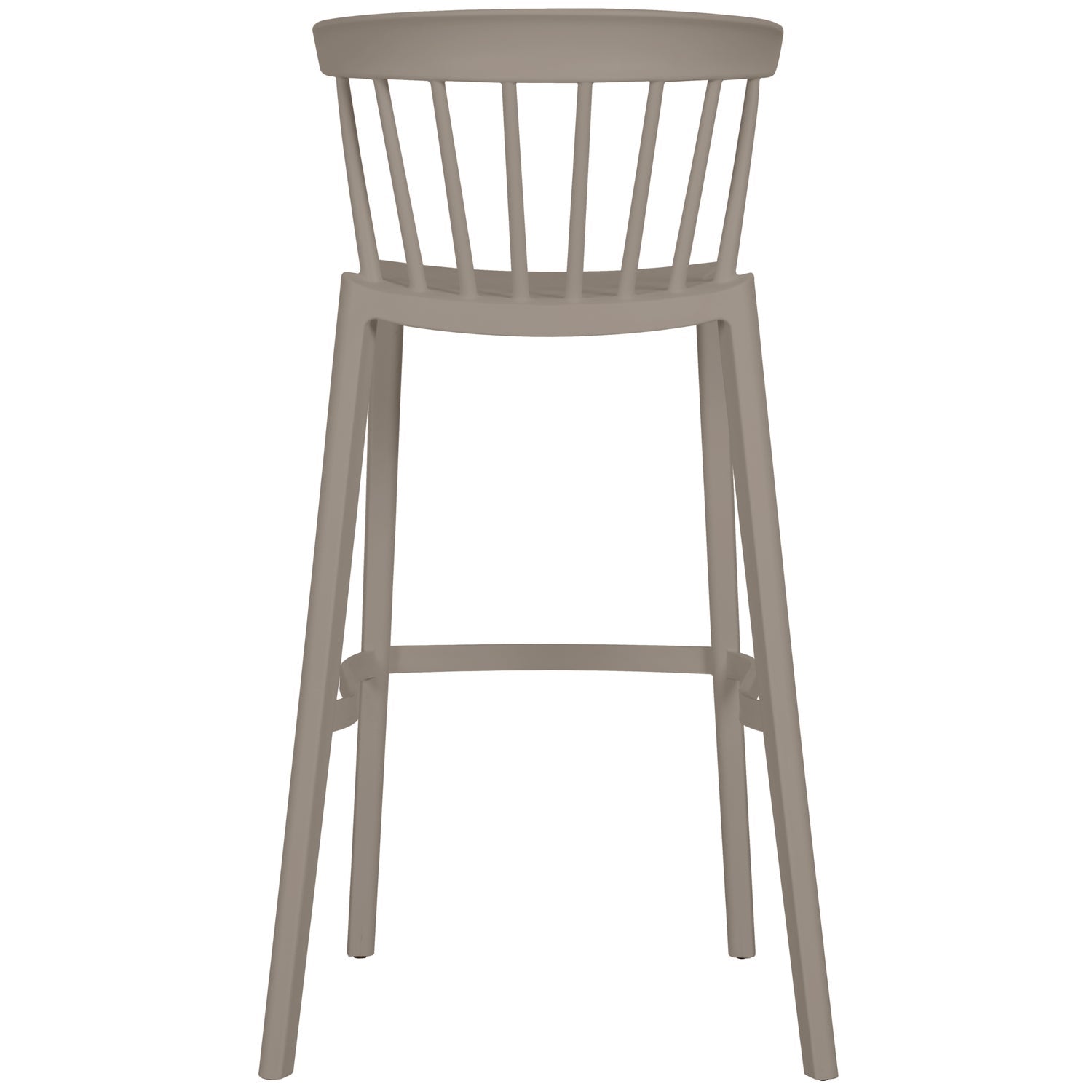 Lauko baro kėdė BLISS, plastikas, taupe spalva