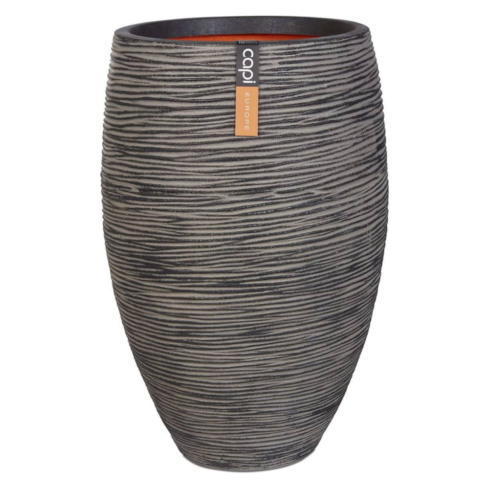 Vaza Nature Rib Elegant Deluxe, antracito spalvos, 45x72cm