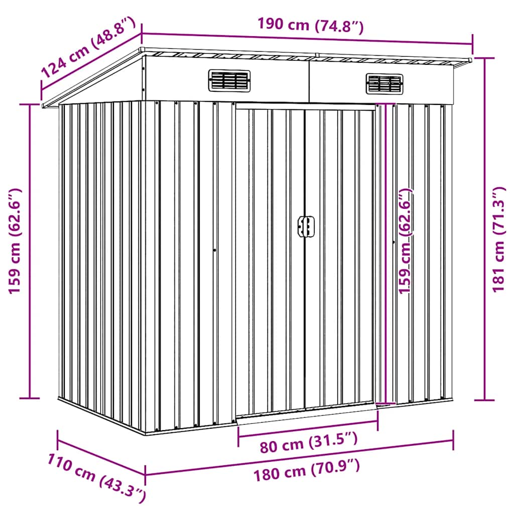 Storage Box REGIUM, green