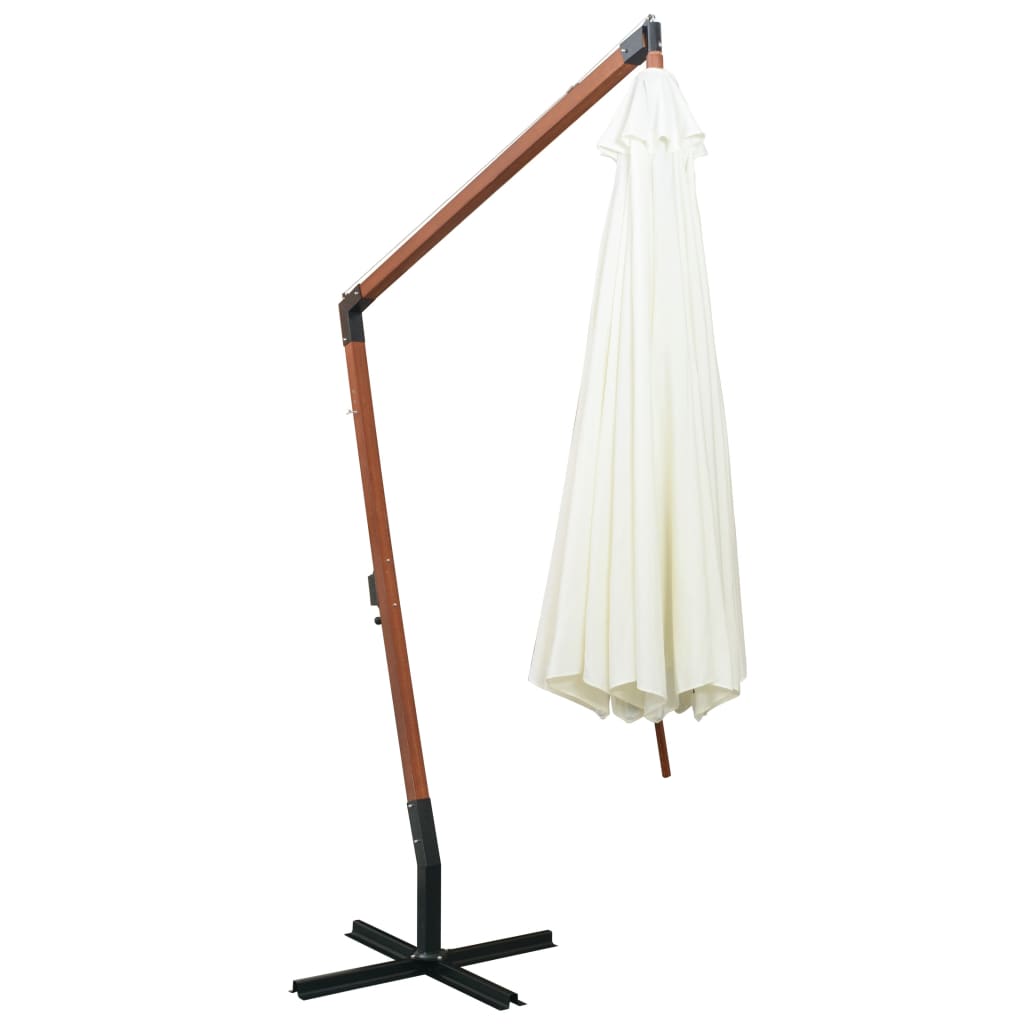 Kabantis sodo skėtis ALEX, balta, 350cm