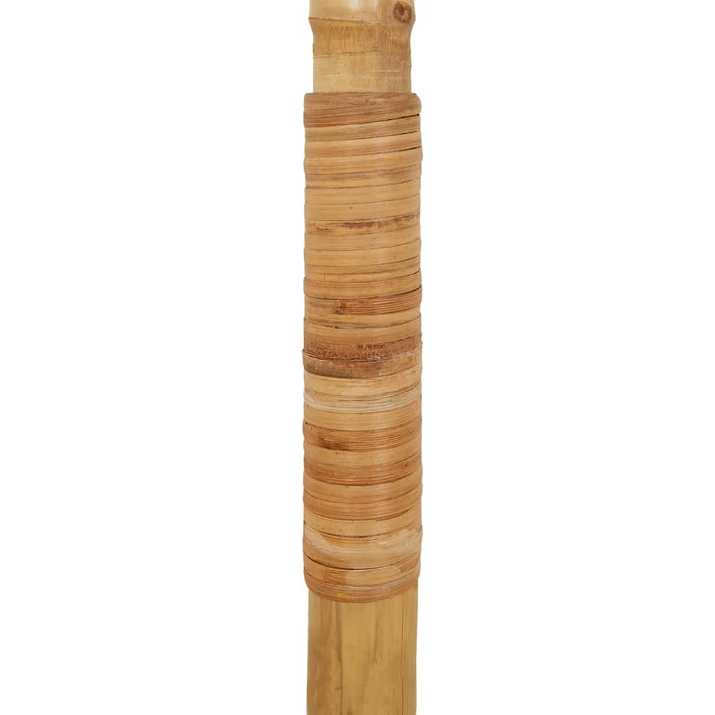 Bambukinis skėtis nuo saulės su stogu iš bananų lapų, 210cm