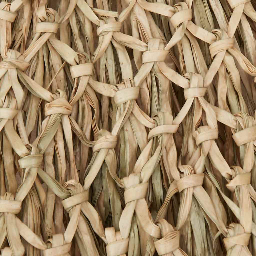 Bambukinis skėtis nuo saulės su stogu iš bananų lapų, 210cm