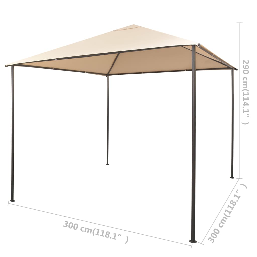 Pavėsinė KENDO, smėlio, 3x3m