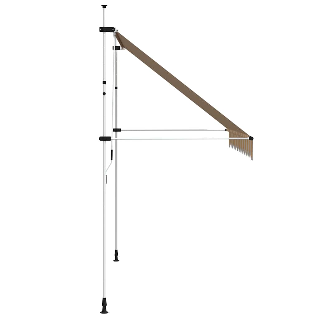 Rankiniu būdu ištraukiama markizė, geltoni/mėlyni dryžiai, 300cm