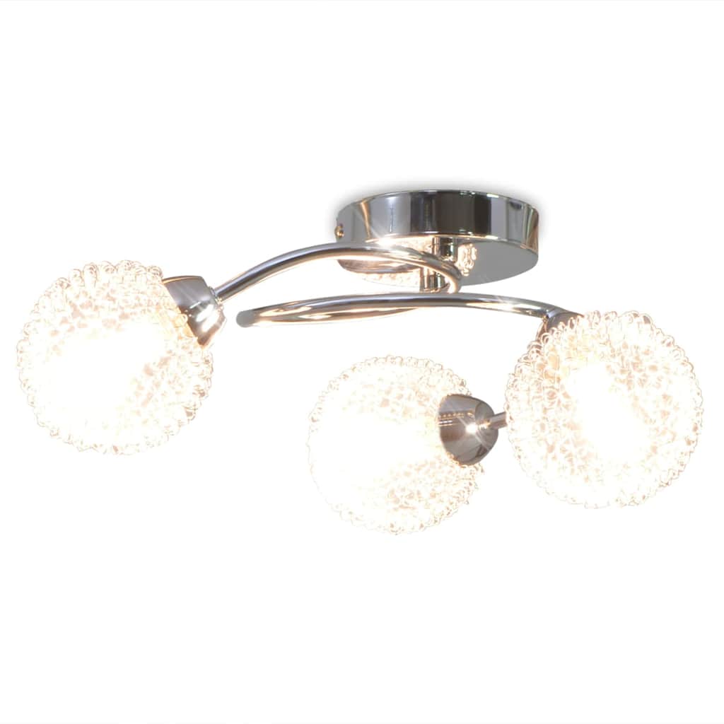 Ceiling light with 3 G9 LED bulbs, 120 W