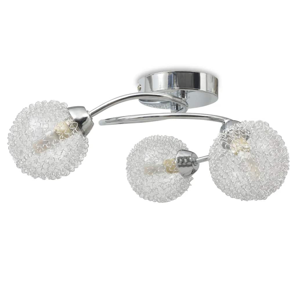 Ceiling light with 3 G9 LED bulbs, 120 W