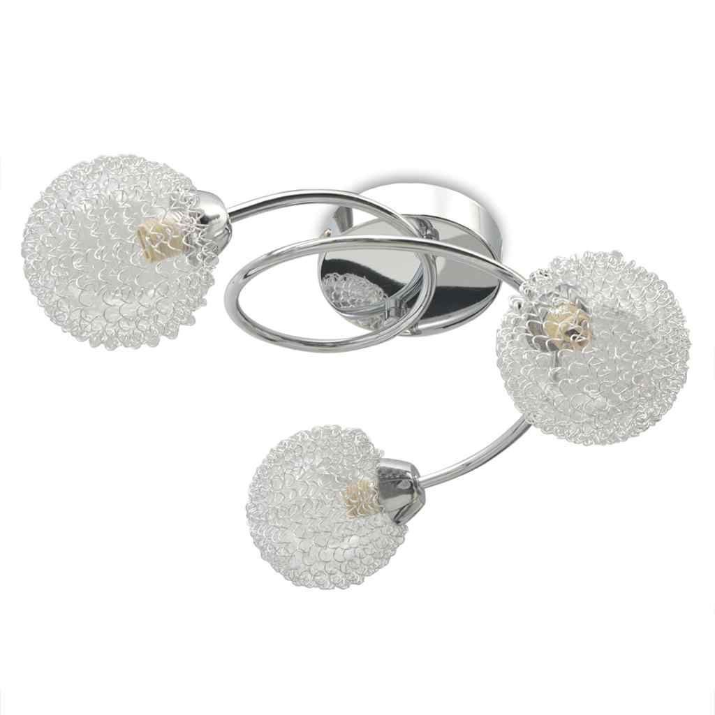 Ceiling light with 3 G9 LED bulbs, 120 W