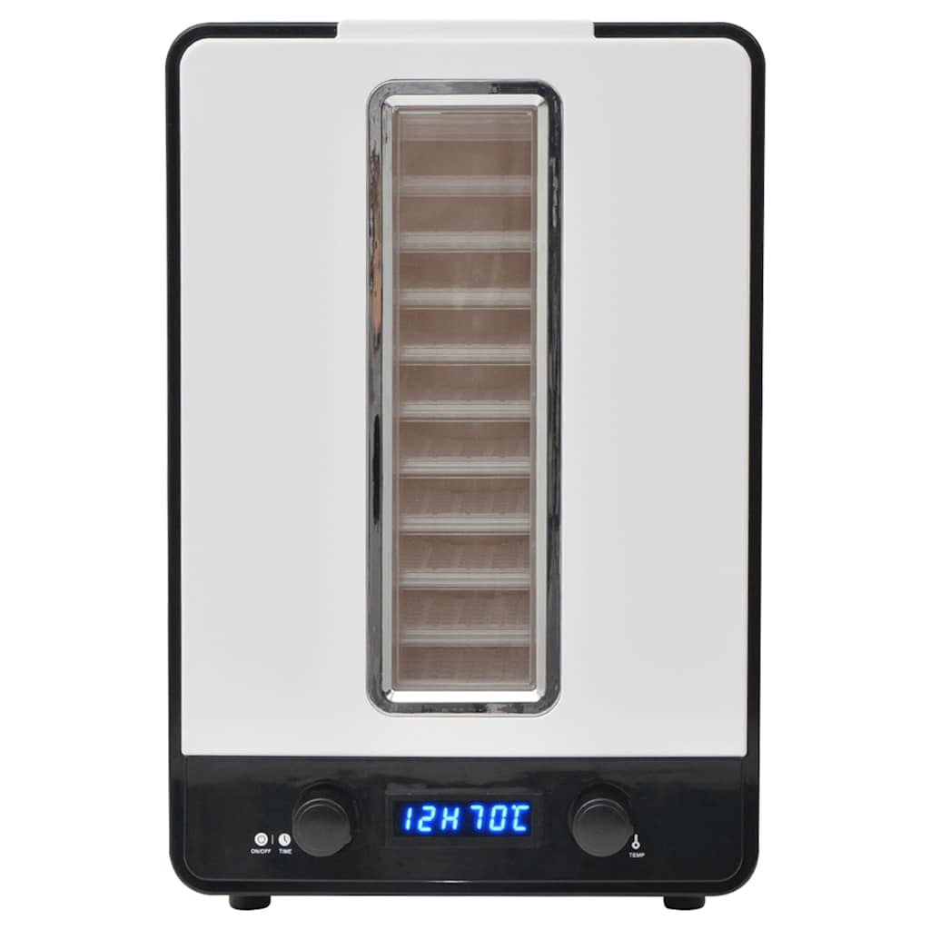Maisto džiovintuvas su 10 padėklų, 550 W, baltas