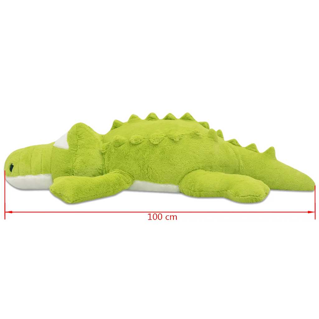Minkštas pliušinis krokodilas, XXL, 100 cm