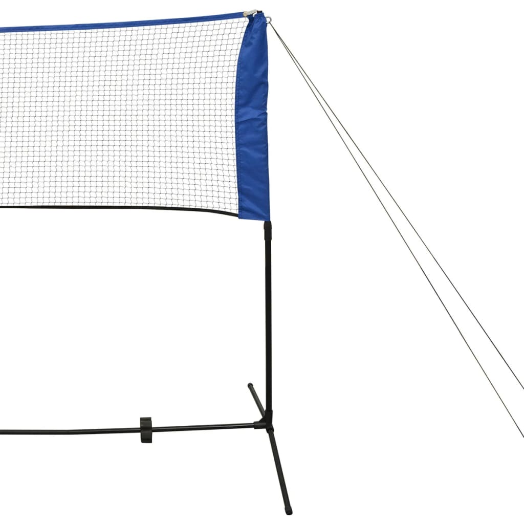 Badmintono tinklas su plunksninukais, 600x155 cm