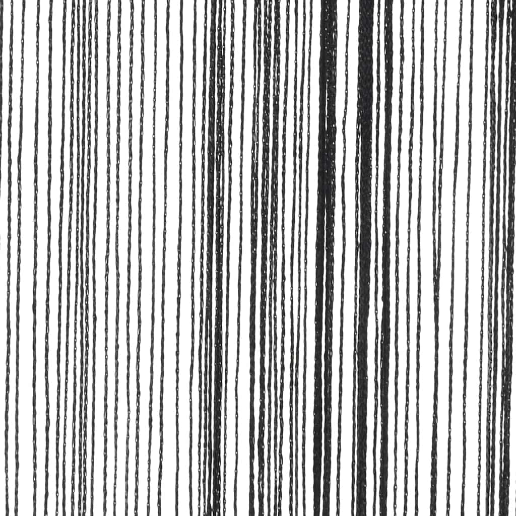 Virvelinės užuolaidos, 2vnt., 100x250cm, juodos spalvos