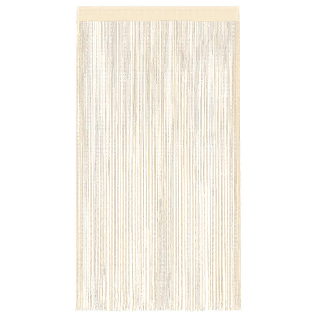 Virvelinės užuolaidos, 2vnt., 140x250cm, kreminės spalvos