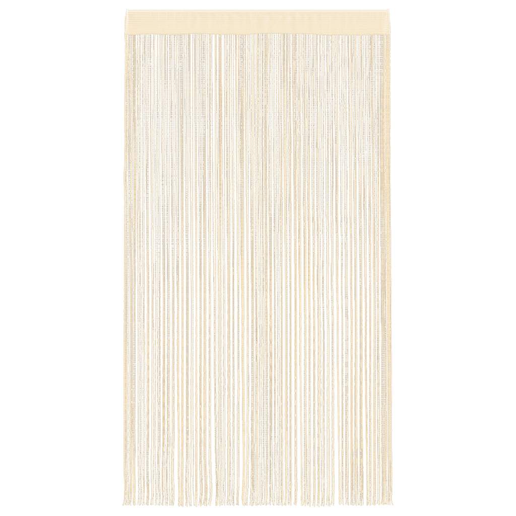 Virvelinės užuolaidos, 2vnt., 140x250cm, kreminės spalvos