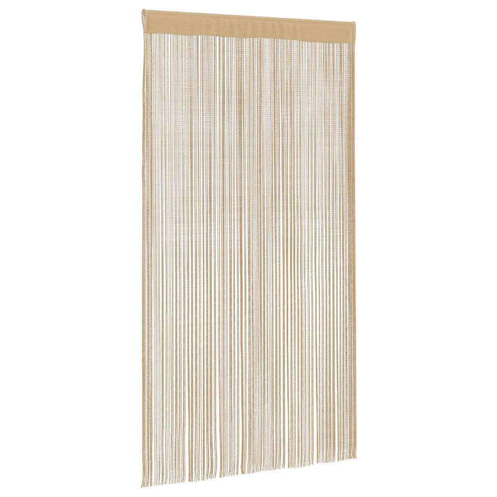 Virvelinės užuolaidos, 2vnt., 100x250cm, smėlio spalvos