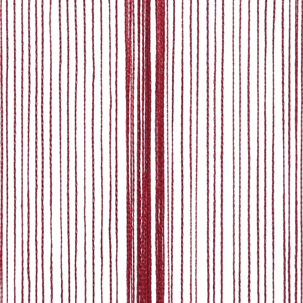 Virvelinės užuolaidos, 2vnt., 140x250cm, vyšninės spalvos
