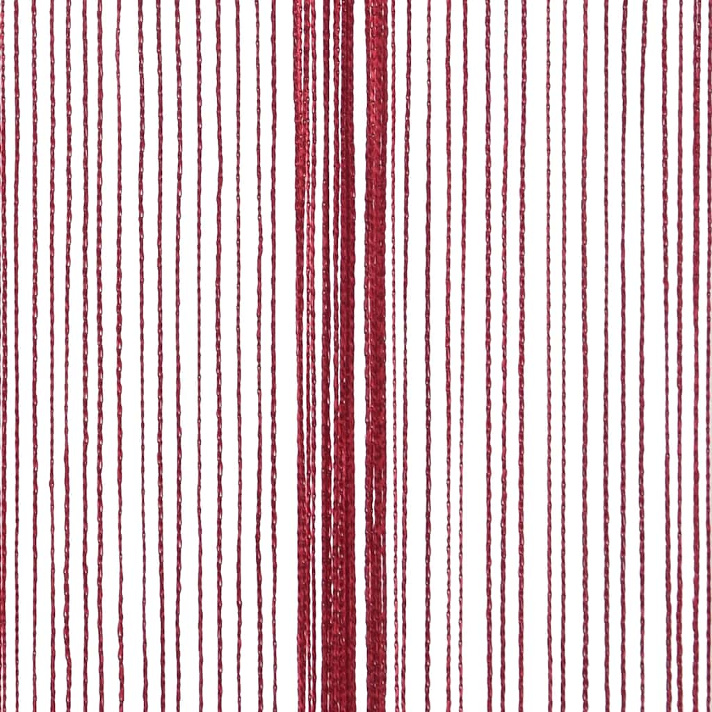 Virvelinės užuolaidos, 2vnt., 140x250cm, vyšninės spalvos