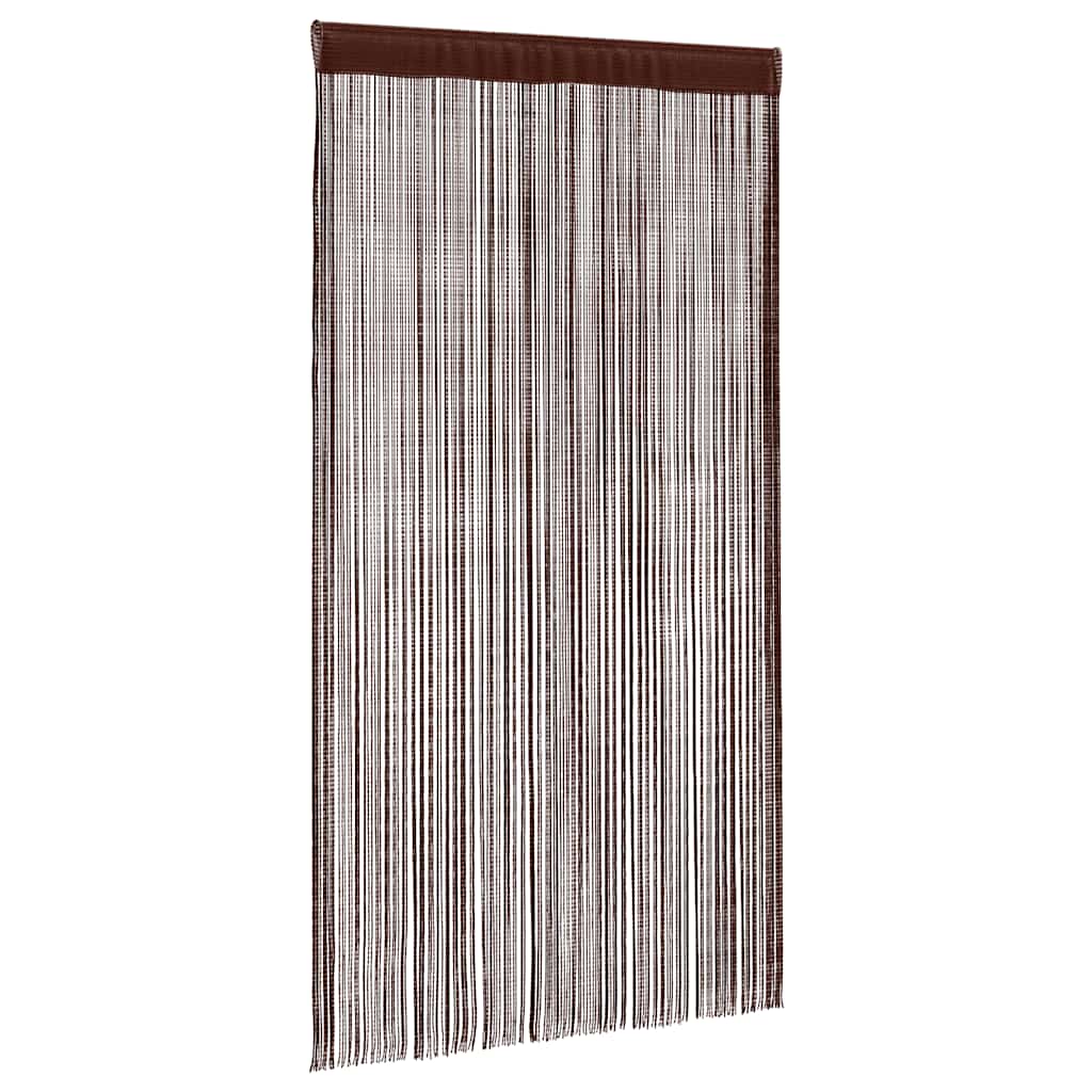 Virvelinės užuolaidos, 2vnt., 100x250cm, rudos spalvos