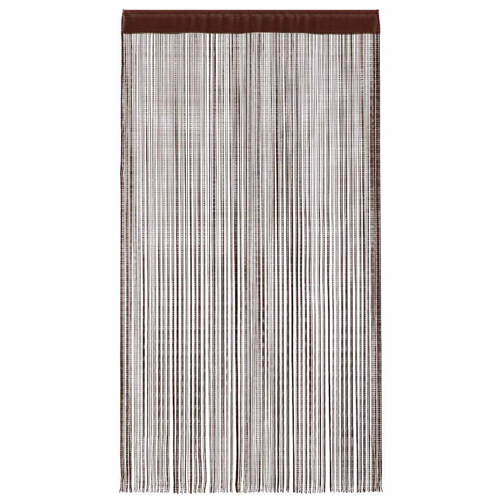 Virvelinės užuolaidos, 2vnt., 100x250cm, rudos spalvos