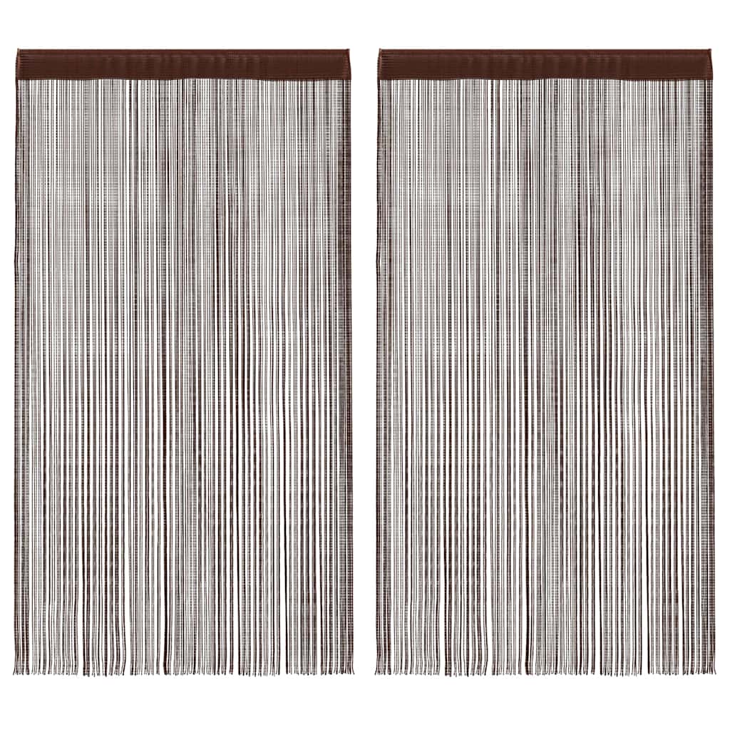 Aizkaru virtenes, 2 gab., 140x250cm, brūnas