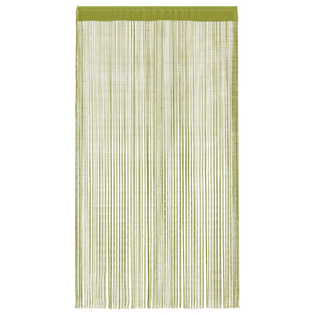 Virvelinės užuolaidos, 2vnt., 100x250cm, žalios spalvos