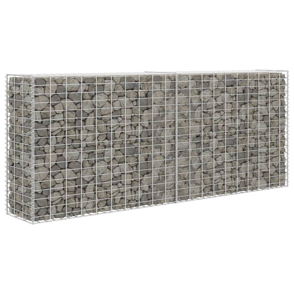 Gabion basket, 85x30x200cm, galvanized steel