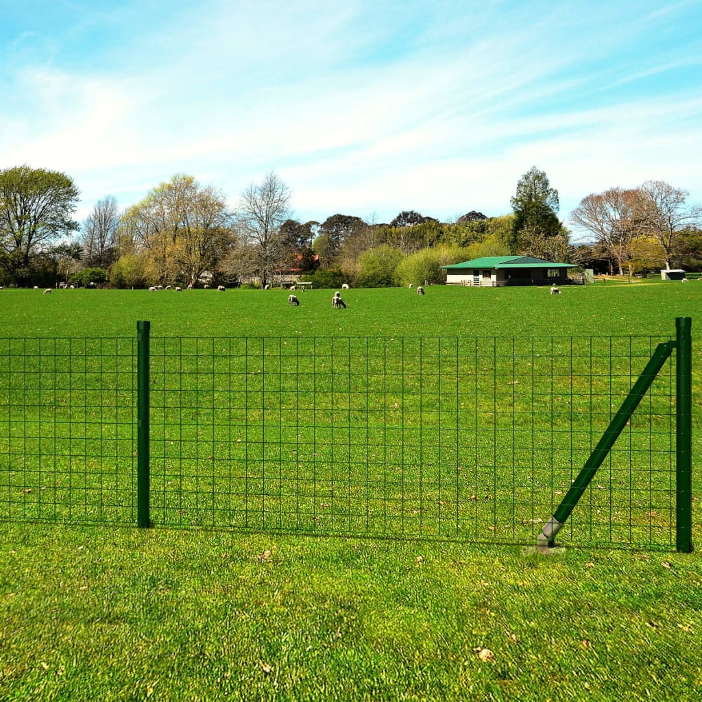 Euro fence, green, 10x1.7m, steel
