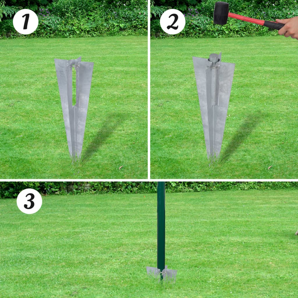 Euro fence, green, 10x1m, steel