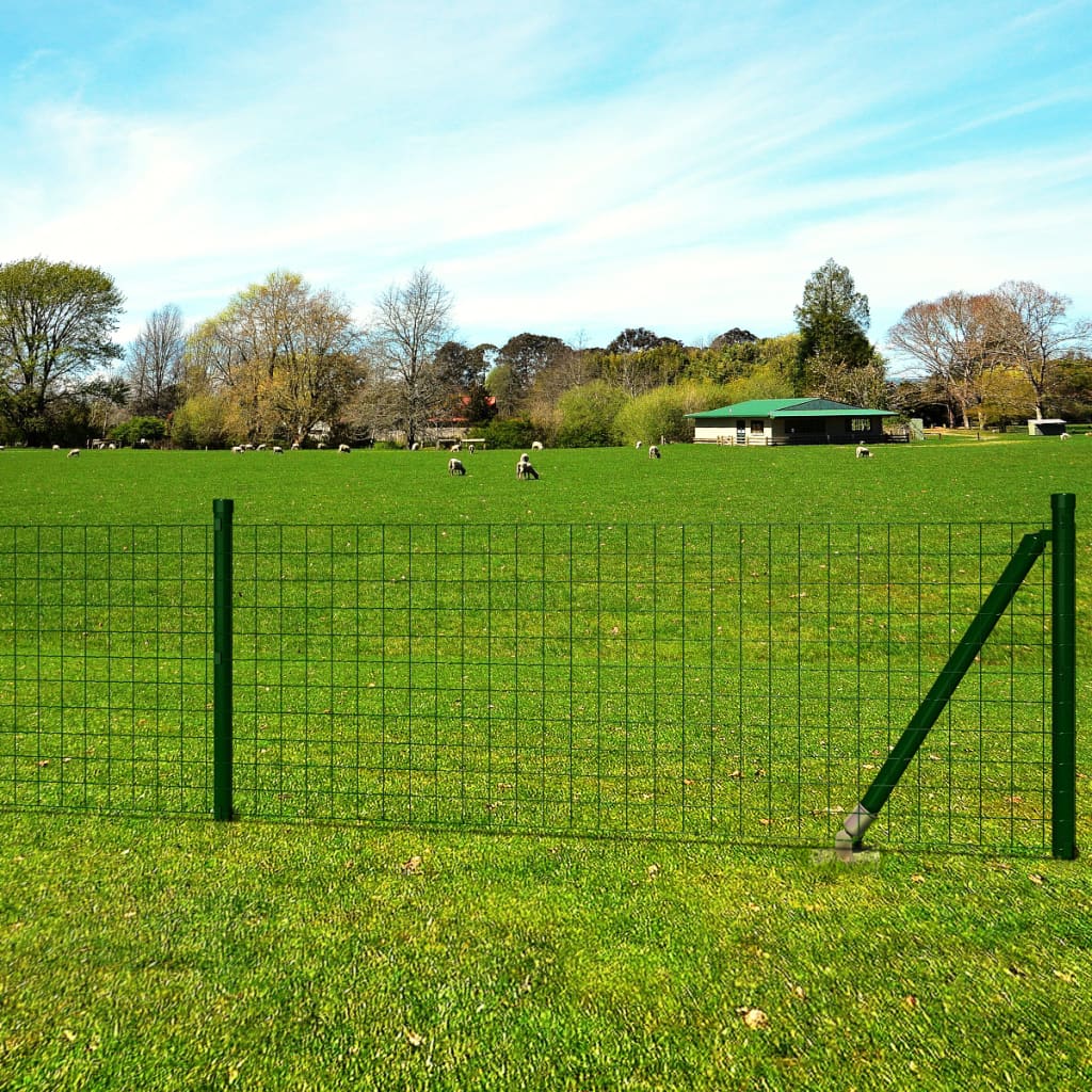 Euro fence, green, 10x1m, steel
