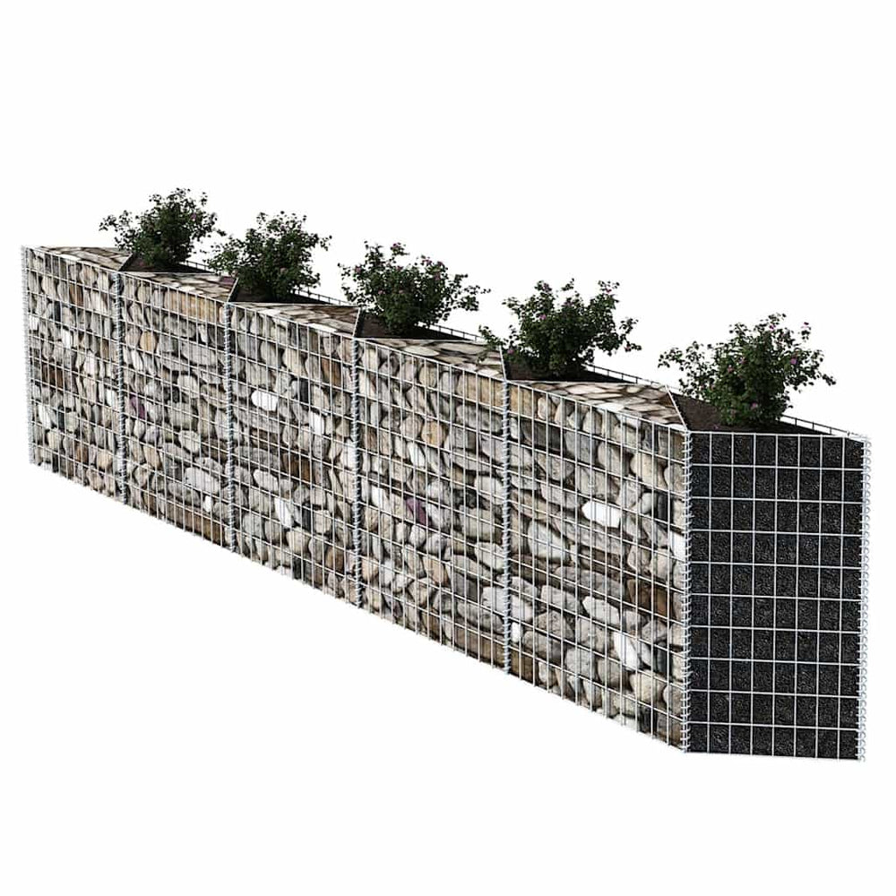 Gabion basket, 300x30x100cm, galvanized steel