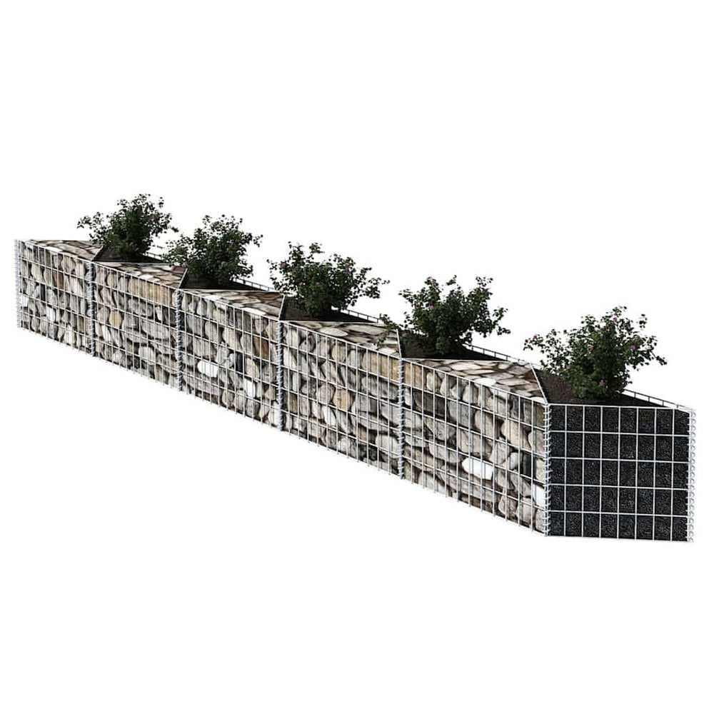 Gabion basket, 300x30x50cm, galvanized steel