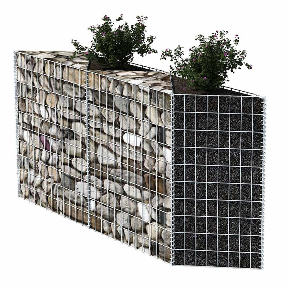 Gabion Basket, 120x30x100cm, Galvanized Steel