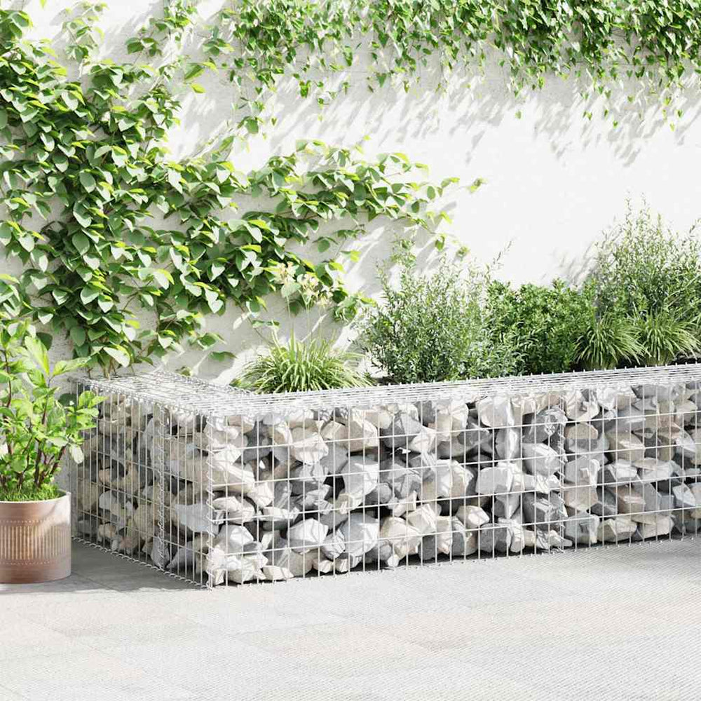 Gabion basket, 100x50x50cm, galvanized steel