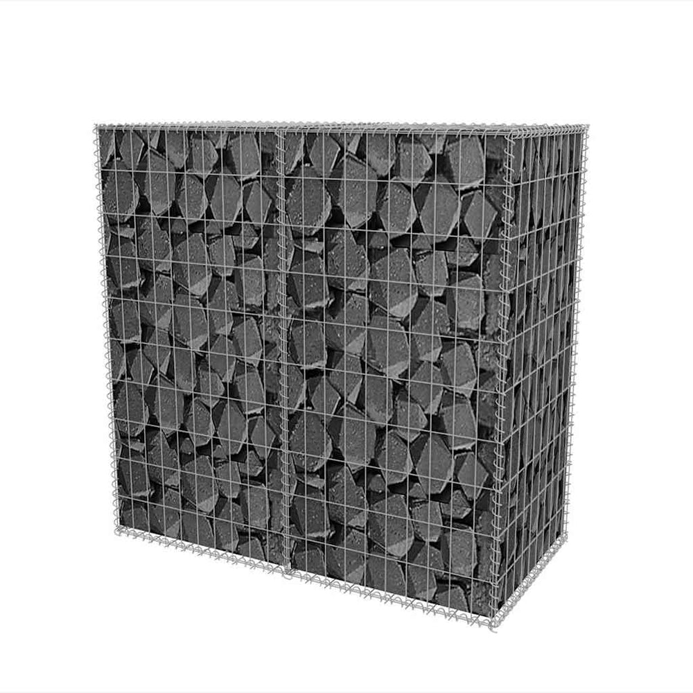 Gabion basket, 100x50x100cm, galvanized steel