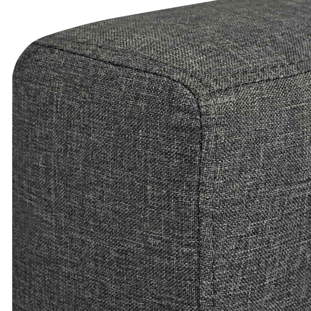Armchair, dark grey, fabric