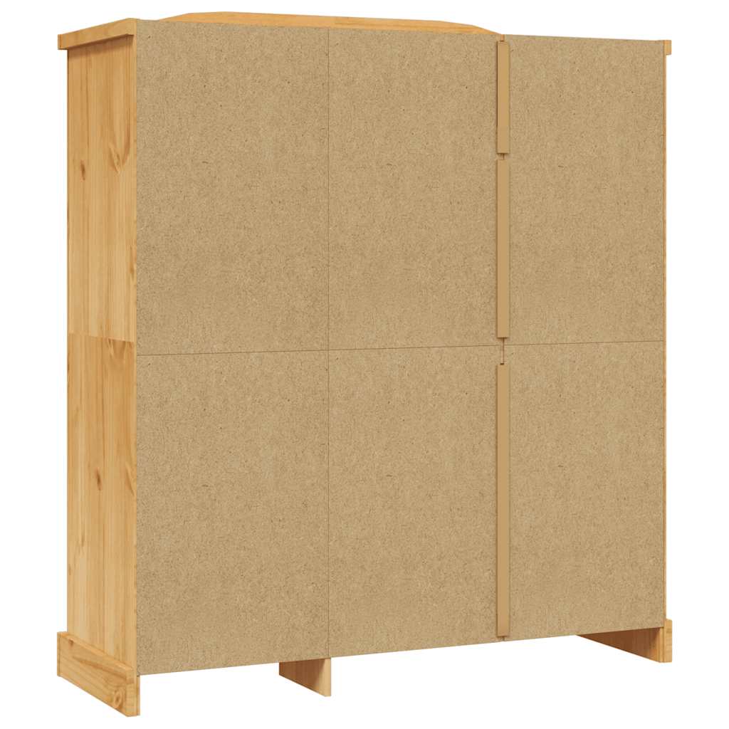 Wardrobe, Mexican pine, Corona series, 3 doors