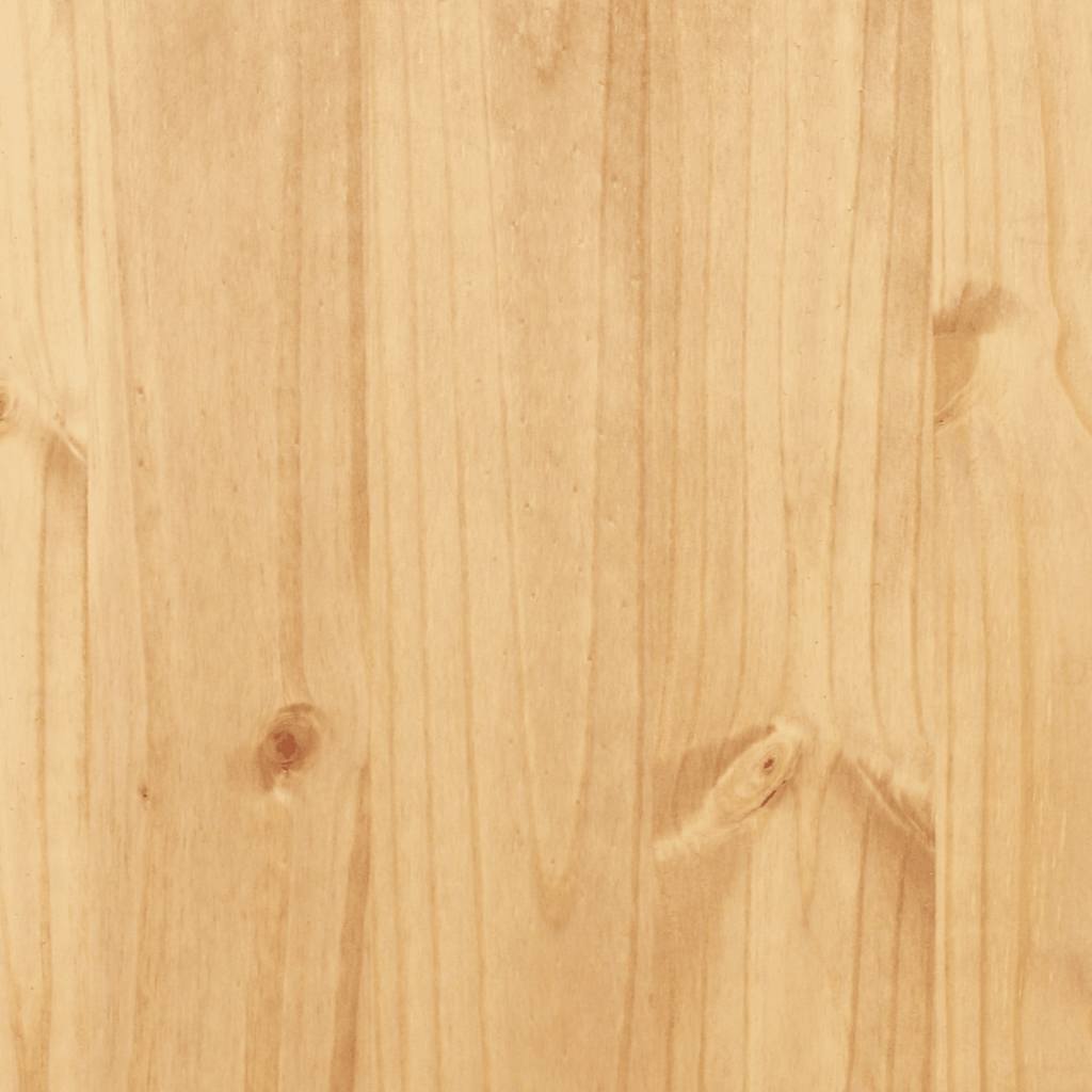 TV cabinet, Mexican pine, Corona style, 91x43x56 cm