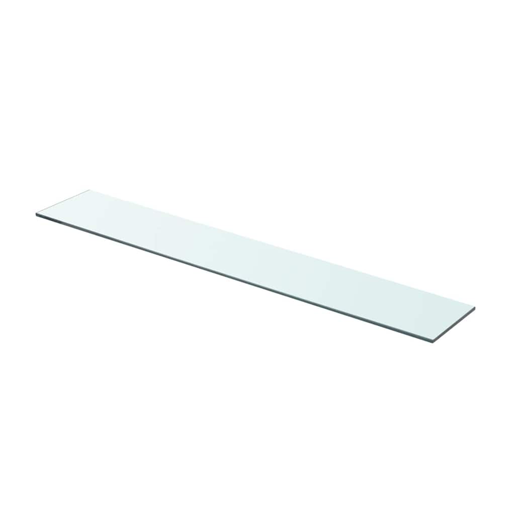 Shelf panel, clear glass, 80x12 cm