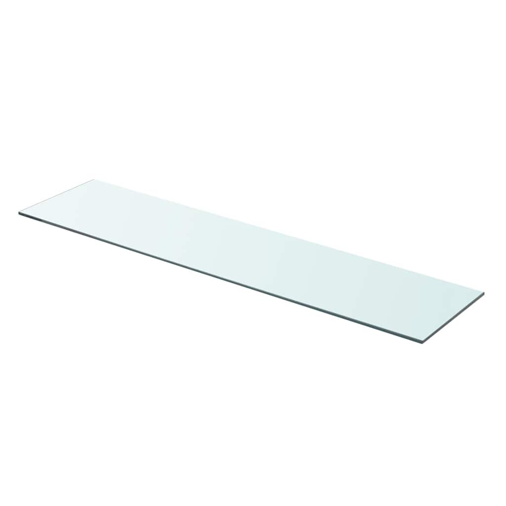 Shelf panel, clear glass, 90x20 cm