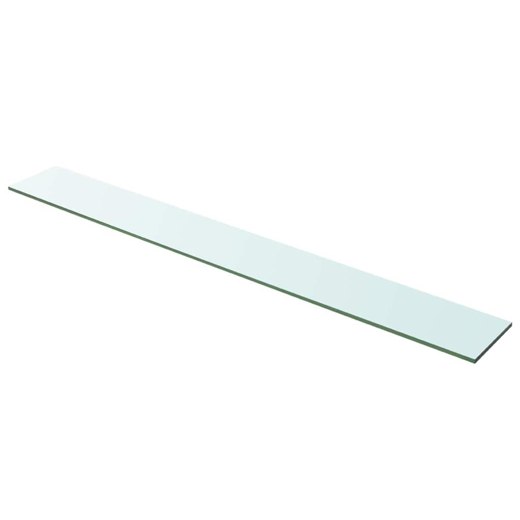 Shelf panel, clear glass, 100x12 cm