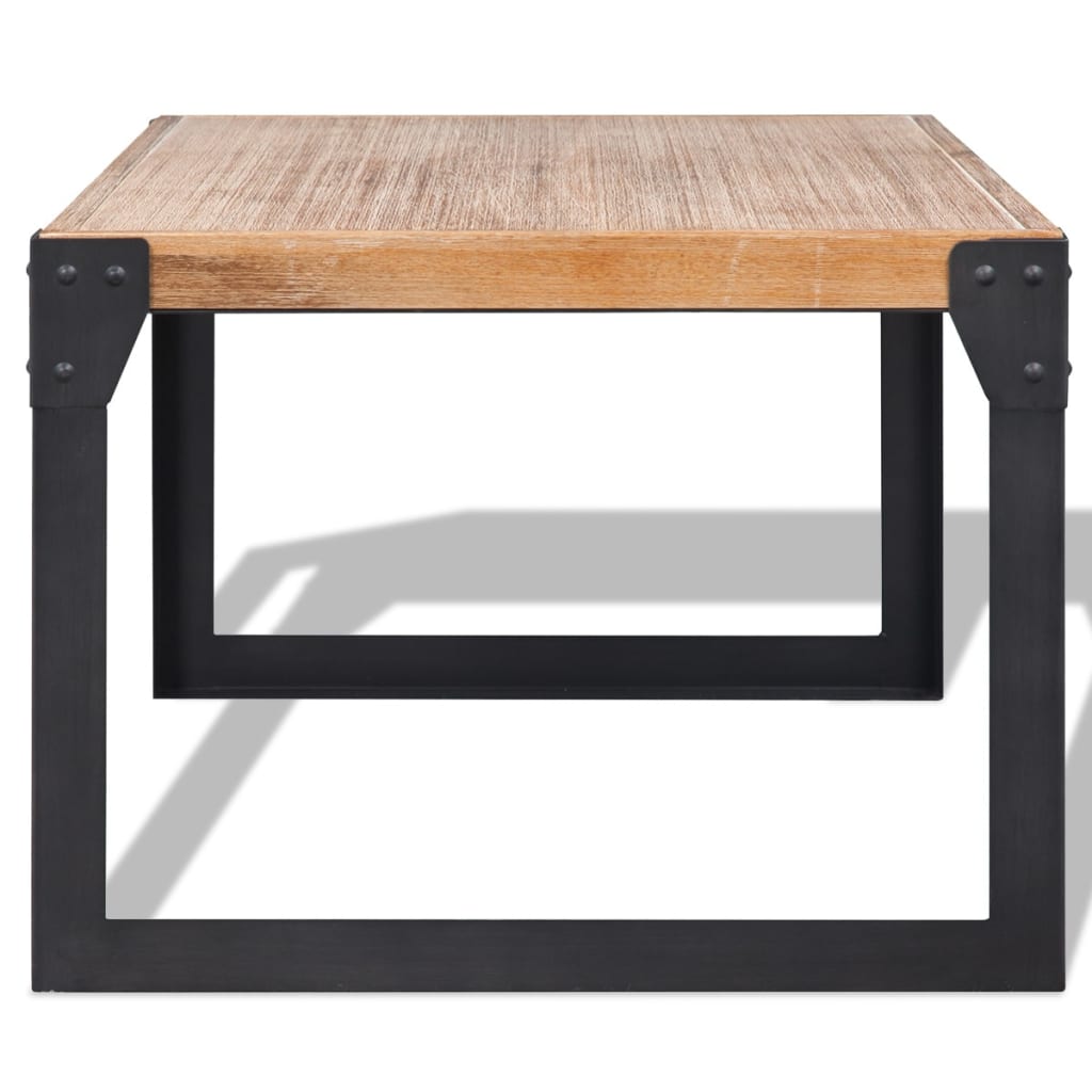 Coffee table, solid acacia wood, 100x60x45 cm