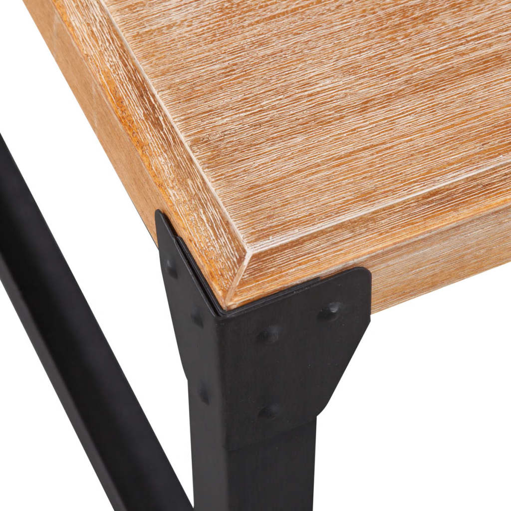 Coffee table, solid acacia wood, 100x60x45 cm