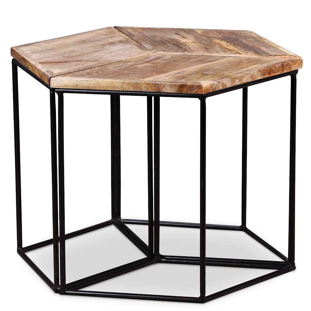 Coffee table, 56x48x40cm, solid mango wood